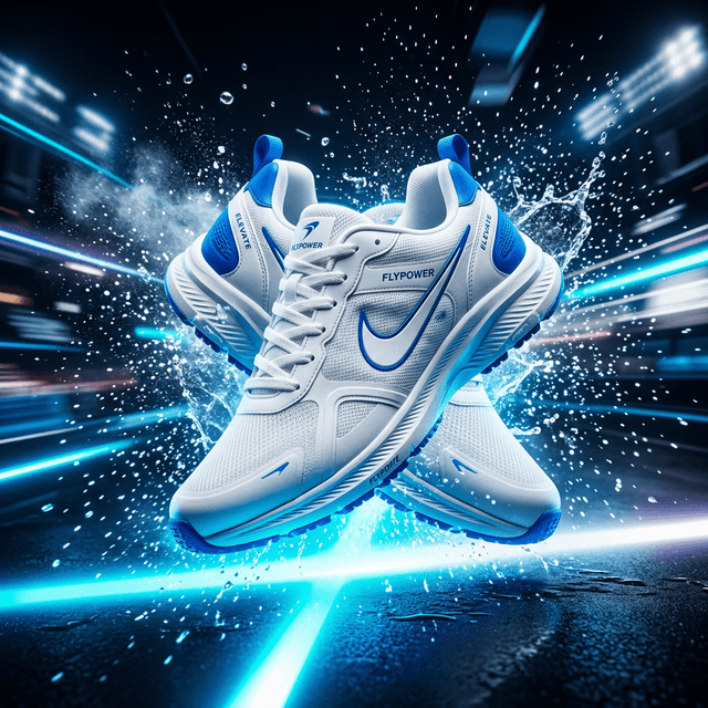 运动鞋 AI 生成海报 (AI Generated)